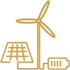 Icono de energías renovables